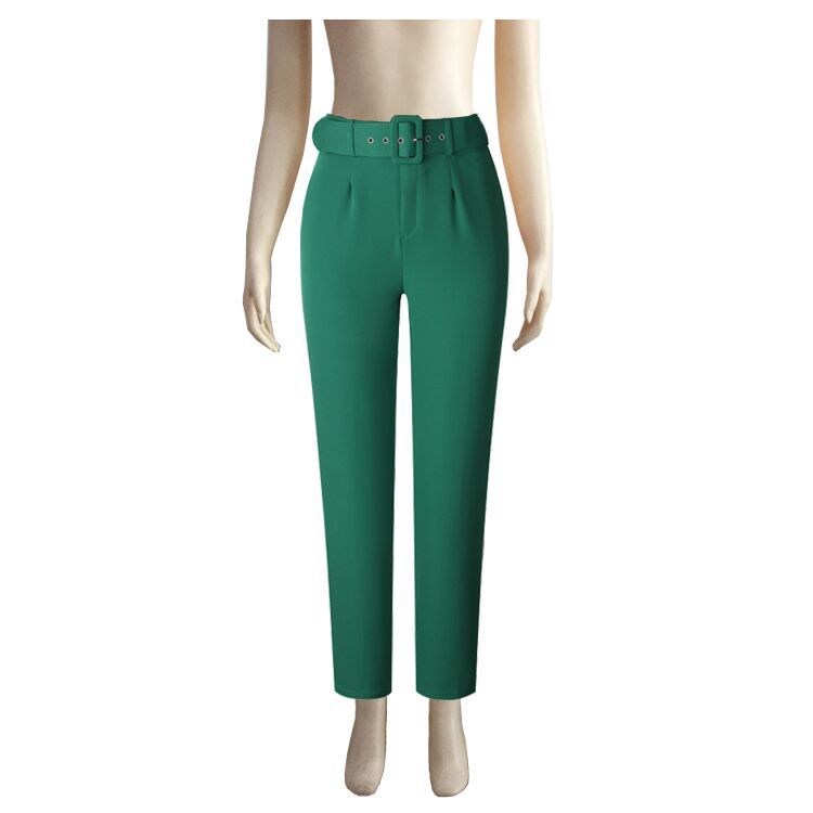 Women's Casual High Waisted Professional Ankle Length Pants