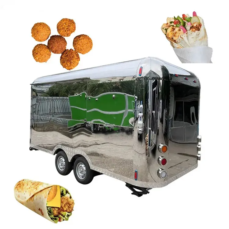 Fabrika Outlet düşük fiyat elektrikli cep Hot Dog Fast Food sepeti mobil yiyecek arabası dondurma gıda araç