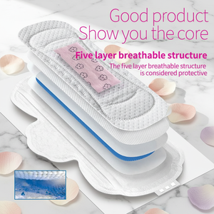 แผ่นอนามัยแบบมีปีกชนิดใช้แล้วทิ้งสำหรับผู้หญิง ซึ<span class=keywords><strong>ม</strong></span>ซับดีเยี่ย<span class=keywords><strong>ม</strong></span> ขายส่ง - Product Image 1