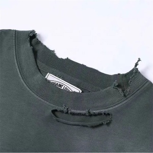 T-Shirt Vintage Personalizzata con Effetto Acid Wash per <span class=keywords><strong>Uomo</strong></span>, Streetwear Vintage, T-Shirt Effetto Vissuto per <span class=keywords><strong>Uomo</strong></span> - Product Image 3
