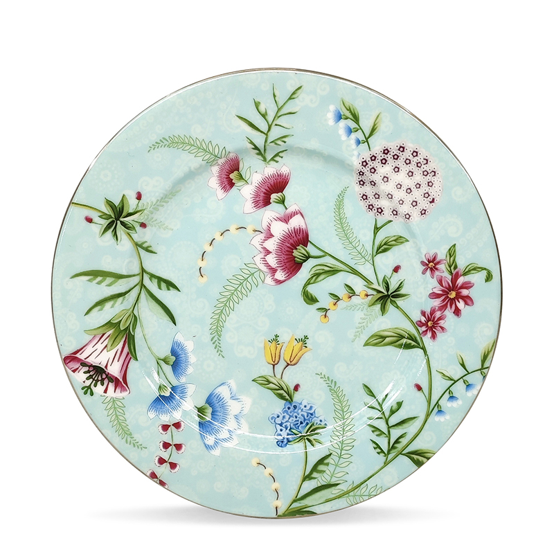 Assiette 10,5 "bleue