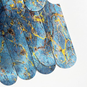 <span class=keywords><strong>Autocollant</strong></span> mural hexagonal moderne personnalisé <span class=keywords><strong>de</strong></span> 4 mm d'épaisseur, couleur bleu vif, pour crédence <span class=keywords><strong>de</strong></span> <span class=keywords><strong>salle</strong></span> <span class=keywords><strong>de</strong></span> <span class=keywords><strong>bain</strong></span> et revêtement mural intérieur - Product Image 2