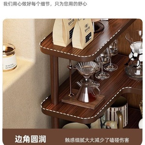 <b>Desktop</b> <b>Shelf</b> 3 Tier Corner Storage Organizer For Cups Coffee Mugs Tea Sets Kitchen Counter Space Saving Rack - Product Image 5