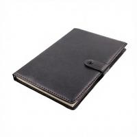Carnet de notes et agenda en cuir de luxe minimaliste, couverture rigide, personnalisable, cadeau promotionnel pour usage professionnel