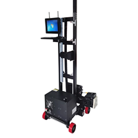 Máquina impresora de pared Vertical automática 2 en 1, tinta 3D Uv para pared y suelo, arte de pared Exterior interior, placa de Metal para exteriores