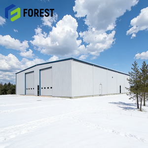 Entrepôt commercial en acier écoénergétique du Canada, atelier industriel écologique du Texas avec isolation en laine de roche - Product Image 1