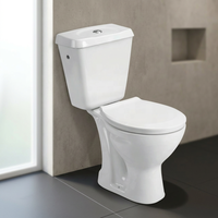 WC en céramique deux pièces de conception turque, économique, pour salle de bain, ensemble WC