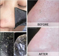 Patch nasal bio aux herbes pour un nettoyage en profondeur, élimine les points noirs et l'acné, masque en feuille de charbon de bambou pour les pores