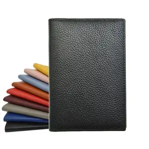 Custom Genuine Leather Soft Candy Color Case Cow Leather Cover For The Passport Wallet