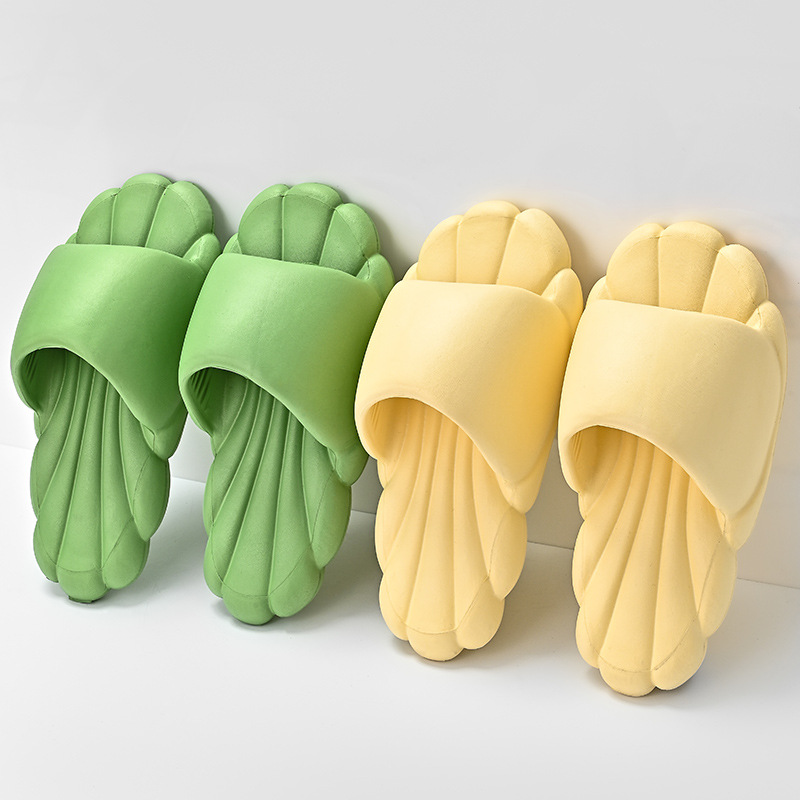 3D Shell 2023 New Men's and Women's Slides Couples Home Bathroom Non-slip Lightweight EVA Slippers