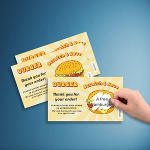 Impresión personalizada a todo color para rascar, papel para rascar, <span class=keywords><strong>descuento</strong></span>, tarjeta de compra, Tarjeta para rascar y ganar - Product Image 1