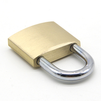 Candados de latón de alta calidad, candado de alta seguridad de 50mm con 3 Llaves de ordenador, resistente, venta al por mayor