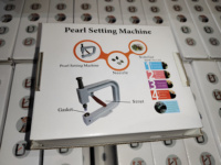 Machine à perles manuelle en acier inoxydable, machine à poinçonner les perles, machine à riveter les perles, machine à sertir les perles pour la couture