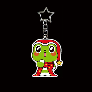 Spot Christmas Five-Pointed Star Plastic UV Printed Cartoon Image Key Chain Schoolbag Pendant Gift Souvenir - Product Image 4