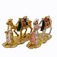 Boîte à bijoux QIFU 2026 en métal émaillé exquis, motif chameau, décoration spéciale pour la maison, idéale pour les anniversaires et les fêtes, comme cadeau