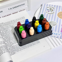 Crayons personnalisés de haute qualité, crayons multicolores en forme de carotte pour enfants, fournitures de papeterie créative pour la maternelle