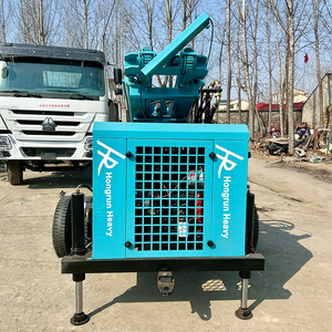 Top-Angebot: 300m Bohrloch Brunnenbohrer, Tragbares Gesteinsbohrgerät mit Dieselantrieb - Product Image 4