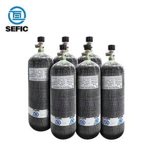 9L CE Carbon Fiber Tank 4500psi High Pressure Cylinder for SCBA Air Breathing