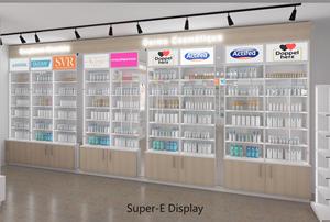 Étagères de <span class=keywords><strong>pharmacie</strong></span> sur mesure, présentoir pour magasin de cosmétiques, armoire de présentation pour magasin médical, design d'intérieur - Product Image 3