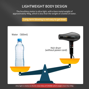 Pour les fabricants de nouveaux produits, vente directe, sèche-cheveux de salon haute puissance BLDC, séchage rapide, compact, souffleur haute vitesse 2000W-2400W - Product Image 6