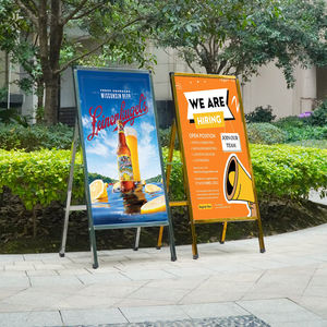 18x24 Solid Metal Sandwich A-Frame Sign para Real Estate 90x120 Tablero publicitario de - Product Image 6