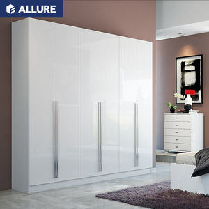 Allure-Muestra de laminado abierto, acrílico coreano, diseño de muebles de armario de 4 puertas para dormitorio - Product Image 4
