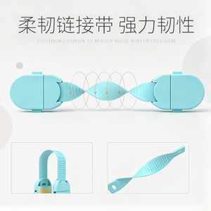 Child Safety Locks For Cabinet Doors Refrigerator Drawer Wardrobe No <b>Drill</b> Traceless Plastic Buckles - Product Image 4
