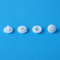 Bouton-pression en plastique T09 à quatre parties, 09 mm, 10 mm, en résine écologique, pour vêtements et couches pour bébés – Prix usine