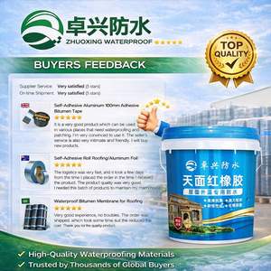 Revêtement imperméable en caoutchouc rouge en spray pour toits et murs extérieurs - Écologique et durable - Product Image 5