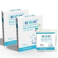 Sutures vétérinaires PDO PGA RPGA PGLA Catgut Nylon en cassette, fils de 25m, 75m, 100m, support OEM