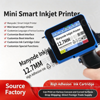 Mini-imprimante jet d'encre intelligente à écran couleur, impression de codes QR et de codes-barres, date de production, imprimante portable MINI