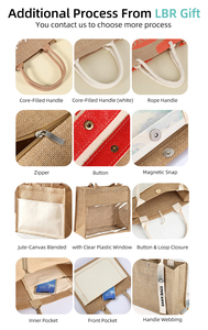 Sac fourre-tout <span class=keywords><strong>en</strong></span> <span class=keywords><strong>toile</strong></span> de jute imprimé écologique avec poche avant et bouton <span class=keywords><strong>en</strong></span> noix de <span class=keywords><strong>coco</strong></span>, idéal pour cadeau ou shopping - Product Image 6