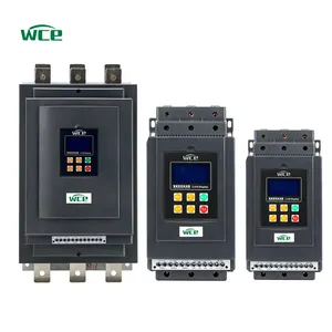 Phase Three Phase AC to DC Motor Soft Starter LCD Display DC/AC Inverters three phase 380V bypass motor soft starter