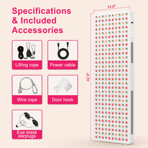 Máy trị liệu ánh sáng đỏ toàn thân giảm đau 5 bước sóng chăm sóc da làm đẹp bằng đèn <span class=keywords><strong>LED</strong></span> hồng ngoại gần - Product Image 6