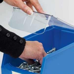 Staubdeckel für sichtbox profi LB 3 + LB 3T โปร่งใส lxbxh 315x192x3mm = 10 stück - Product Image 1