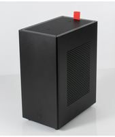 Boîtier PC fin en aluminium sur mesure CNC, boîtier d'ordinateur Mini ITX, cadre de boîtier Mini CNC, profil CNC, pièce tournée, fraiseuse CNC