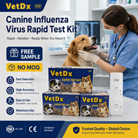 Snelle testkit voor CDV/CAV Distemper Hepatitis Combo, Canine Distemper Virus, Canine Adenovirus test