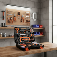 Ensemble d'outils multifonctionnels professionnels universels pour l'entretien domestique (marteau, pinces, clé, scie à métaux) – Vente en gros OEM/ODM
