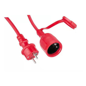 สายไฟต่อพ่วง IEC C20 ยางหุ้ม 1 ช่องเสียบ IP65 สายไฟกันน้ำสำหรับใช้งานกลางแจ้ง - Product Image 1