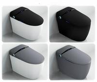 Toilette intelligente de luxe finition or avec télécommande et siège chauffant