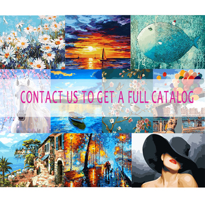 Tùy Chỉnh Sơn Bằng Số Bộ Dụng Cụ Cho Người Lớn Tự Làm Vải Acrylic Đầy Đủ Màu Sắc Thiết Lập Bức Tranh Bằng Số Cho Người Mới Bắt Đầu Để Nâng Cao - Product Image 6