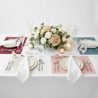 Nouveau Tapis de Table Anti-Chaleur et Antidérapant en PVC Style Européen 2026, Napperons Tissés pour Table de Cuisine – Vente Chaude