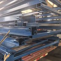 Anpassbarer Vertikaler Förderlift Hydraulischer Lastenaufzug 2-3 Tonnen Feste Führungsschiene Lift Klein Einfach Hochfest