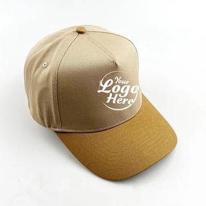 Premium Hommes Femmes Bicolore 5 Panneaux Casquette de Baseball Personnalisé Brodé Étanche A-Frame Réglable Fit Personnalisable Premium - Product Image 2