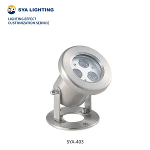 SYA-403 Werkslieferant Ein-Aus / DMX512 Steuerung Wölbung Poollampen LED Brunnen-Unterwasserlichter