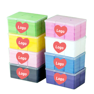 Logo privé gratuit 1080 pièces/boîte dissolvant de vernis en <span class=keywords><strong>gel</strong></span> non pelucheux tampons de coton de nettoyage lingettes pour ongles non pelucheuses - Product Image 1