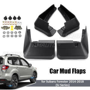 Juego de 4 Guardabarros para Coche, Protectores Contra Salpicaduras, Guardabarros Delanteros y Traseros para Subaru Forester SJ 2014 2015 2016 2017 2018 - Product Image 1