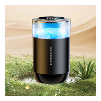 Mini diffuseur de désodorisant de voiture de luxe USB Rechargeable lumière LED grande capacité contrôle intelligent Portable chambre parfum Machine