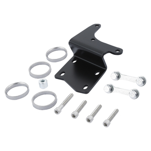 XF2906H22-03-B TCMT Double Tuyaux D'échappement de Silencieux Noir Bouclier Fit Pour Harley Dyna Fat Bob Glisser 10-17 - Product Image 5