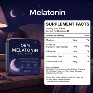 Sleeping Aid Customized Oral Strips <b>Liver</b> Detox Advanced Formula Milk Thistle Brain Support Relax Vegan Halal Energy Adult - Product Image 2